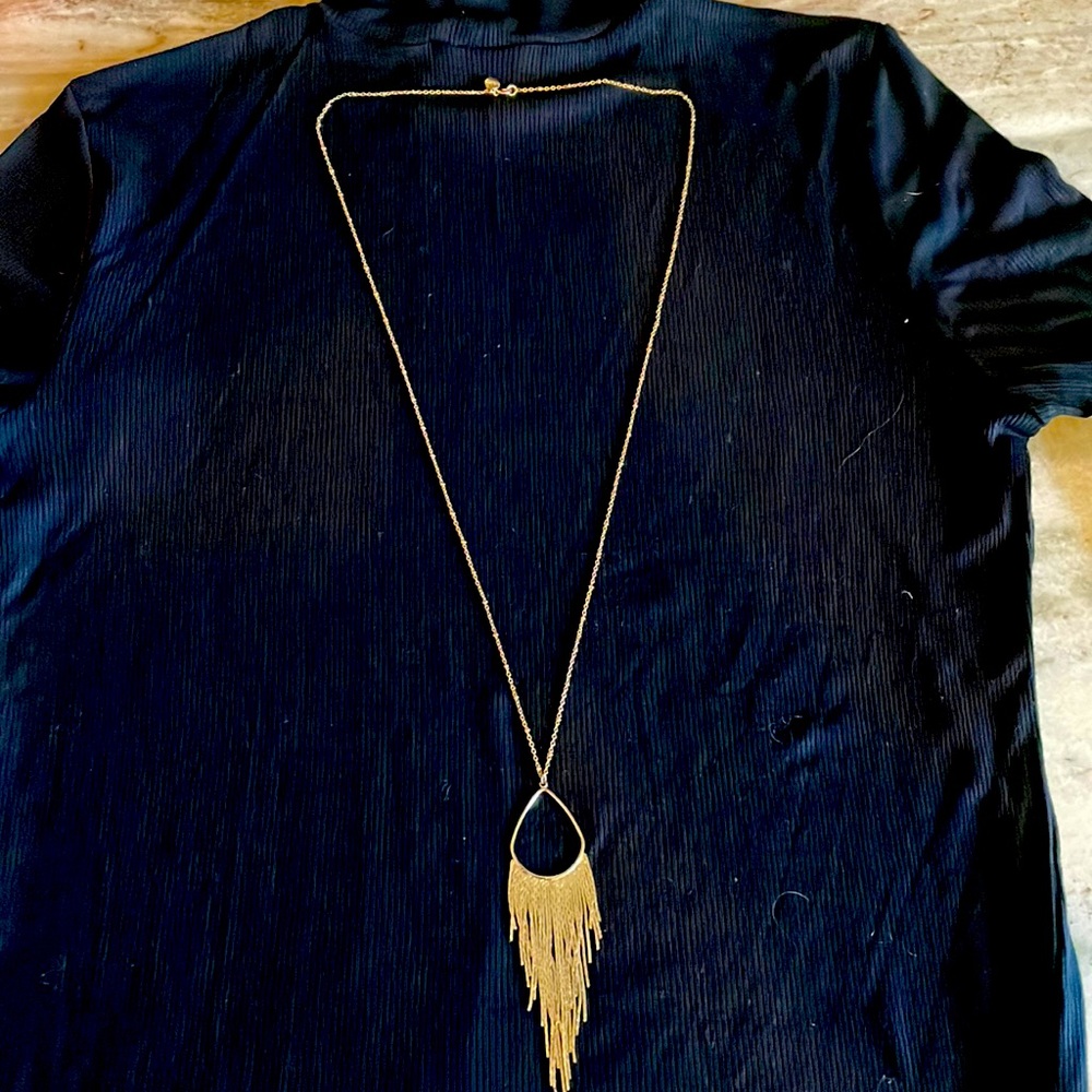 Loft gold tone necklace 19” long